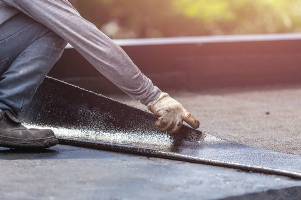 Professional Crawl Space Encapsulation technician working in Goodrich, MI